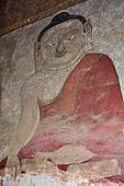 Bagan Myanmar. Sulamani temple. Seated Buddha. 